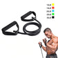 120cm Fitness Elastic Resistance Bands Yoga Pull Rope Exercise Tubes Elastic Workout Bands for Yoga Pilates Expander Elastic