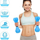 Water Dumbbells Aquatic Exercise Pool Fitness Equipment Blue Foam Water Aerobic Exercise Fitness Equipment